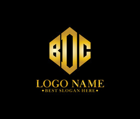 Fototapeta premium BDC Diamond Alphabet Logo Design Concept