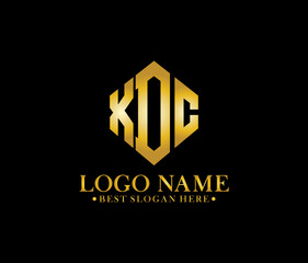 XDC Diamond Alphabet Logo Design Concept