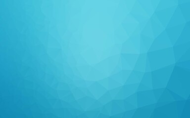 Obraz premium Light BLUE vector polygonal pattern.