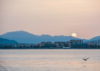 Sunset in M&aacute;laga