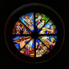 stained glass window