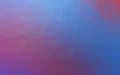 Obraz premium Light Blue, Red vector low poly layout.