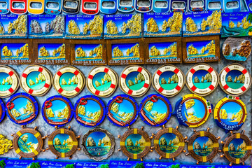 Obraz premium Colorful Mexican Magnets Los Cabos Mexico