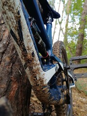 Dirty bike on ride