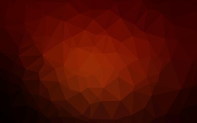 Dark Red vector abstract mosaic backdrop.