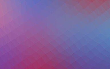 Obraz premium Light Blue, Red vector blurry triangle pattern.