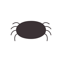 spider icon image, flat style