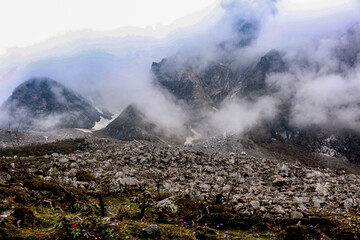 Fototapeta premium landscape with clouds