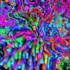 Pattern design made with the help of graphics editing and formatting.