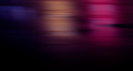 Wet asphalt, night view, neon reflection on the concrete floor. Night empty stage. Dark abstract background, dark street. Night city after rain, wet surface. Blurred background, night bokeh.