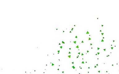 Light Green vector cover in polygonal style.