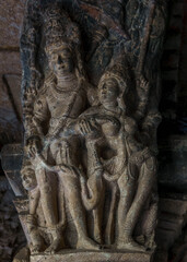 Badami, a small town in central Karnataka, is famous for its four rocky cave temples carved from a reddish sandstone in the mountain