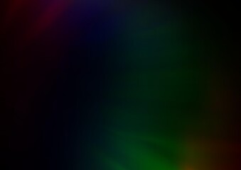 Dark Multicolor, Rainbow vector blurred bright template.