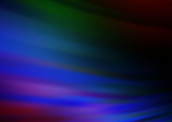 Dark Multicolor, Rainbow vector blurred and colored template.