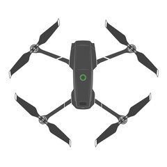 Drone ready for Take Off Illustration