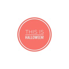 Halloween Word Illustration for design / To print / For web/app design development / Product Development / Lettering
