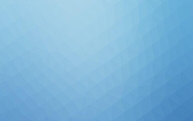 Fototapeta premium Light BLUE vector blurry triangle pattern.