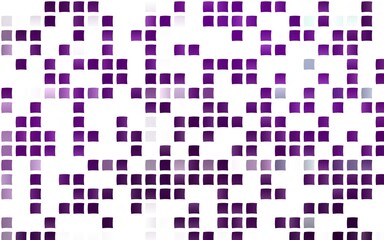 Fototapeta premium Light Purple vector pattern in square style.