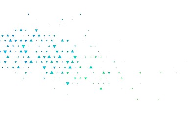 Light Blue, Green vector cover in polygonal style.