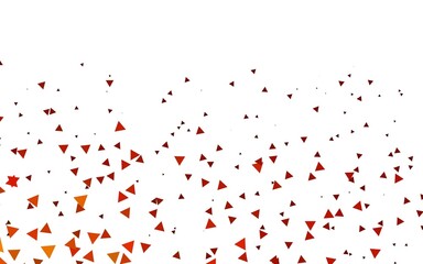 Light Yellow, Orange vector cover in polygonal style.