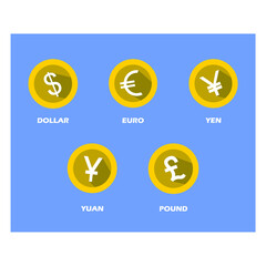 country currency coins, money, 