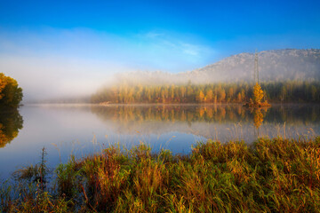 The autumn landscape of Singanense of China.