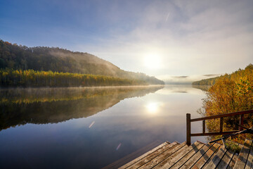 The autumn landscape of Singanense of China.