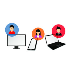 human and technology, future, infographic