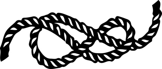 rope vector illustration isolated on background