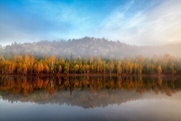 The autumn landscape of Singanense of China.