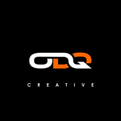 ODQ Letter Initial Logo Design Template Vector Illustration	
