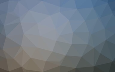 Fototapeta premium Light BLUE vector low poly layout.