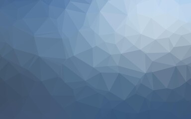 Fototapeta premium Light BLUE vector low poly cover.