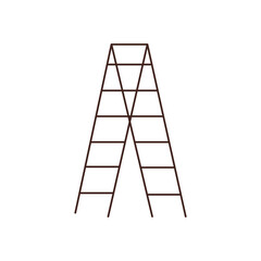 ladder icon image, flat style