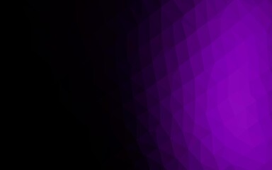Fototapeta premium Dark Purple vector abstract mosaic pattern.