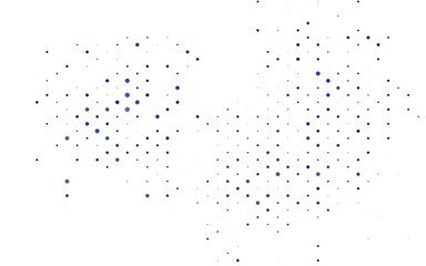 Light Black vector pattern with spheres.