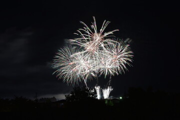 Fireworks competition in Omagari city, Japan	