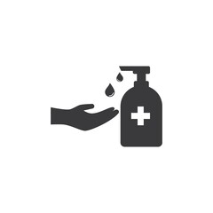 Hand sanitizer icon