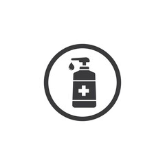 Hand sanitizer icon