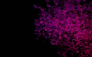 Dark Purple vector pattern in polygonal style.
