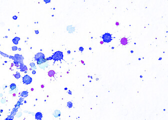 Fototapeta premium Icy Blue Tie Dye Grunge Design. Silk Batik Brush. Rose Mauve Handmade Vintage. Sky Blue Washed Out Effect. Purple Ink Chinese Art. Turquoise Watercolor Splash.
