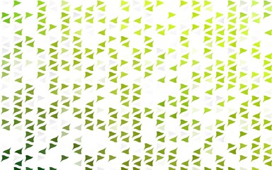 Light Green vector cover in polygonal style.