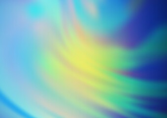 Obraz premium Light Blue, Yellow vector glossy abstract template.