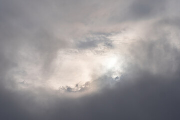 Fototapeta na wymiar dramatic cloud formation before the rain background texture