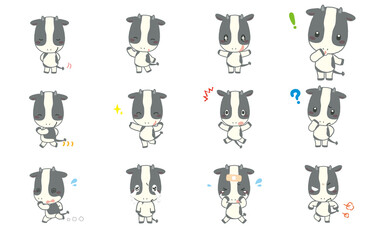 うしくん_色んなポーズセット1