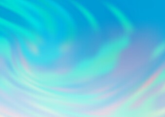 Light BLUE vector glossy abstract template.