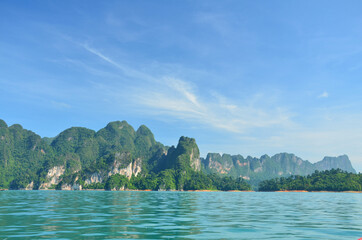 KHAOSOK NATIONAL PARK,Cheow Lan Dam ,Ratchaprapa Dam,Surattani Province,thailand 