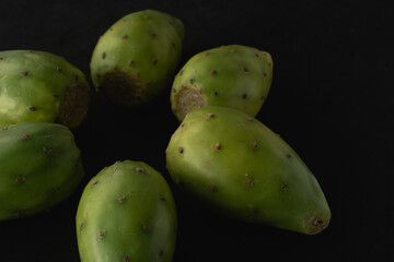 Prickly pear macro close up