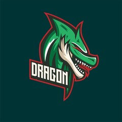 Animals Dragon Maskot esports