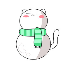 snowman with letter